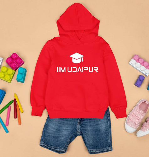 IIM Udaipur Kids Hoodie for Boy/Girl-0-1 Year(22 Inches)-Red-Ektarfa.online