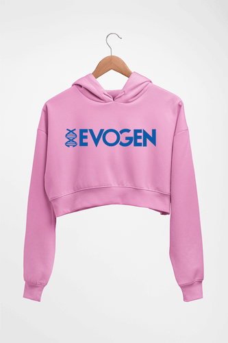 Evogen Crop HOODIE FOR WOMEN-Light Baby Pink-Ektarfa.online