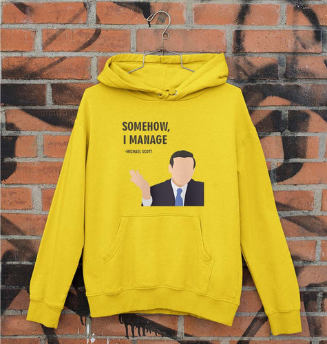Michael Scott Unisex Hoodie for Men/Women-Mustard Yellow-Ektarfa.online
