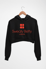 Load image into Gallery viewer, Sweaty Betty London Crop HOODIE FOR WOMEN-Black-Ektarfa.online
