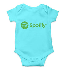 Load image into Gallery viewer, Spotify Kids Romper For Baby Boy/Girl-0-5 Months(18 Inches)-Skyblue-Ektarfa.online
