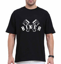 Load image into Gallery viewer, Biker Oversized T-Shirt for Men-Black-Ektarfa.online
