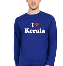 Load image into Gallery viewer, I Love Kerala Full Sleeves T-Shirt for Men-Royal Blue-Ektarfa.online
