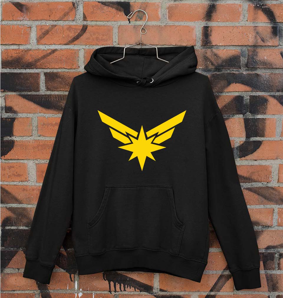 Captain Marvel Unisex Hoodie for Men/Women-Black-Ektarfa.online