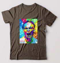 Load image into Gallery viewer, Rafael Nadal (RAFA) T-Shirt for Men-S(38 Inches)-Olive Green-Ektarfa.online
