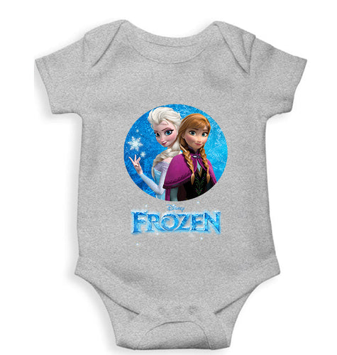 Frozen Elsa Kids Romper For Baby Boy/Girl-0-5 Months(18 Inches)-Grey-Ektarfa.online