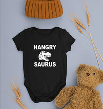 Load image into Gallery viewer, Hangry Sauras Kids Romper For Baby Boy/Girl-0-5 Months(18 Inches)-Black-Ektarfa.online
