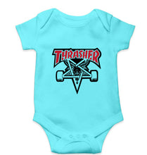 Load image into Gallery viewer, Thrasher Kids Romper For Baby Boy/Girl-0-5 Months(18 Inches)-Sky Blue-Ektarfa.online

