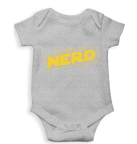 Nerd Kids Romper For Baby Boy/Girl-Grey-Ektarfa.online