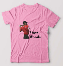 Load image into Gallery viewer, Tiger Woods T-Shirt for Men-S(38 Inches)-Light Baby Pink-Ektarfa.online
