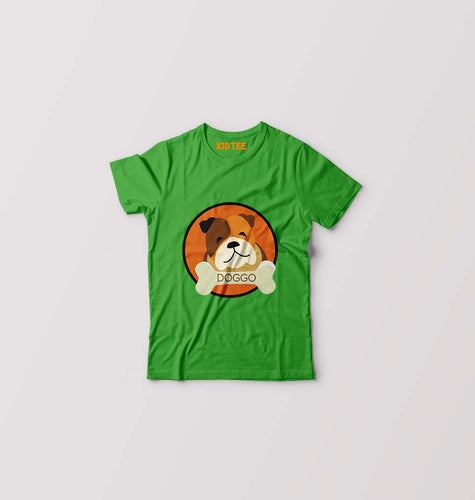 Dog Kids T-Shirt for Boy/Girl-Flag Green-Ektarfa.online