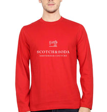 Load image into Gallery viewer, Scotch &amp; Soda Full Sleeves T-Shirt for Men-Red-Ektarfa.online
