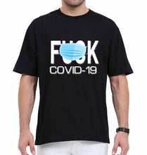Load image into Gallery viewer, Covid 19 Oversized T-Shirt for Men-Black-Ektarfa.online
