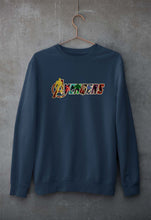 Load image into Gallery viewer, Avengers Unisex Sweatshirt for Men/Women-S(40 Inches)-Navy Blue-Ektarfa.online

