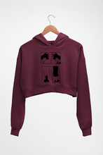 Load image into Gallery viewer, Goku Crop HOODIE FOR WOMEN-Maroon-Ektarfa.online
