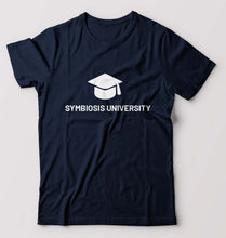 Load image into Gallery viewer, Symbiosis T-Shirt for Men-Navy Blue-Ektarfa.online
