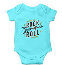 Load image into Gallery viewer, Rock N Roll Kids Romper For Baby Boy/Girl-0-5 Months(18 Inches)-Sky Blue-Ektarfa.online
