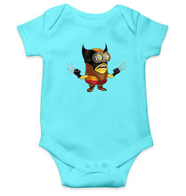 Load image into Gallery viewer, Minion Wolverine Kids Romper For Baby Boy/Girl-0-5 Months(18 Inches)-Sky Blue-Ektarfa.online
