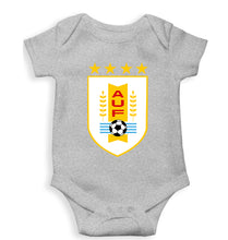 Load image into Gallery viewer, Uruguay Football Kids Romper For Baby Boy/Girl-0-5 Months(18 Inches)-Grey-Ektarfa.online
