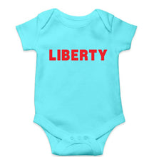 Load image into Gallery viewer, Liberty Kids Romper For Baby Boy/Girl-0-5 Months(18 Inches)-Sky Blue-Ektarfa.online
