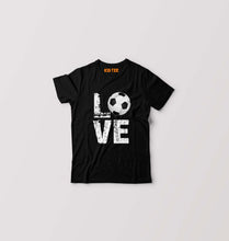 Load image into Gallery viewer, Love Football Kids T-Shirt for Boy/Girl-0-1 Year(20 Inches)-Black-Ektarfa.online
