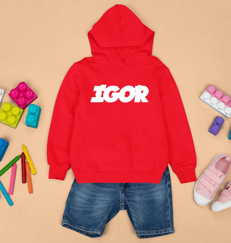 Igor Kids Hoodie for Boy/Girl-Red-Ektarfa.online