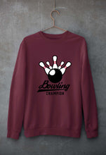 Load image into Gallery viewer, Bowling Champion Unisex Sweatshirt for Men/Women-Maroon-Ektarfa.online
