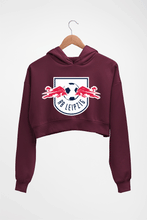 Load image into Gallery viewer, RB-Leipzig Crop HOODIE FOR WOMEN-Maroon-Ektarfa.online
