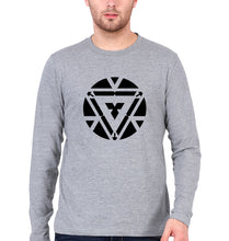 Load image into Gallery viewer, Iron Man Full Sleeves T-Shirt for Men-Grey Melange-Ektarfa.online
