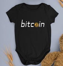 Load image into Gallery viewer, Cryptocurrency Bitcoin Kids Romper For Baby Boy/Girl-Black-Ektarfa.online
