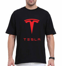Load image into Gallery viewer, Tesla Oversized T-Shirt for Men-Black-Ektarfa.online
