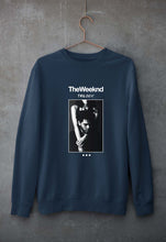 Load image into Gallery viewer, The Weeknd Trilogy Unisex Sweatshirt for Men/Women-S(40 Inches)-Navy Blue-Ektarfa.online
