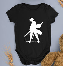 Load image into Gallery viewer, Attack on Titan Kids Romper For Baby Boy/Girl-Black-Ektarfa.online
