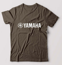 Load image into Gallery viewer, Yamaha T-Shirt for Men-S(38 Inches)-Olive Green-Ektarfa.online
