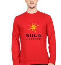 Load image into Gallery viewer, sula-vineyards Full Sleeves T-Shirt for Men-Red-Ektarfa.online
