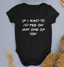 Load image into Gallery viewer, if i had to i&#39;d pee on anyone of you Kids Romper For Baby Boy/Girl-0-5 Months(18 Inches)-Black-Ektarfa.online
