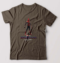 Load image into Gallery viewer, Spiderman Superhero T-Shirt for Men-Olive Green-Ektarfa.online
