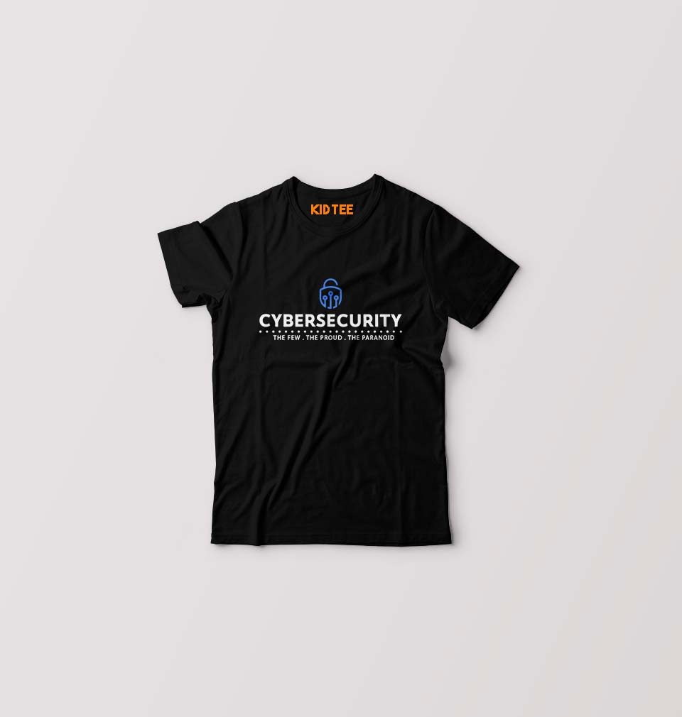 Cyber Security T-Shirt for Boy/Girl-Black-Ektarfa.online