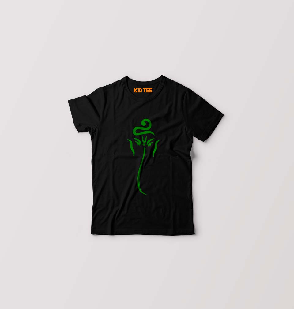 Ganesh JI Kids T-Shirt for Boy/Girl-Black-Ektarfa.online