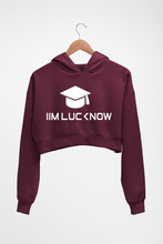 Load image into Gallery viewer, IIM L Lucknow Crop HOODIE FOR WOMEN
