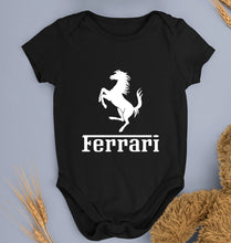 Load image into Gallery viewer, Ferrari F1 Kids Romper For Baby Boy/Girl-0-5 Months(18 Inches)-Black-Ektarfa.online
