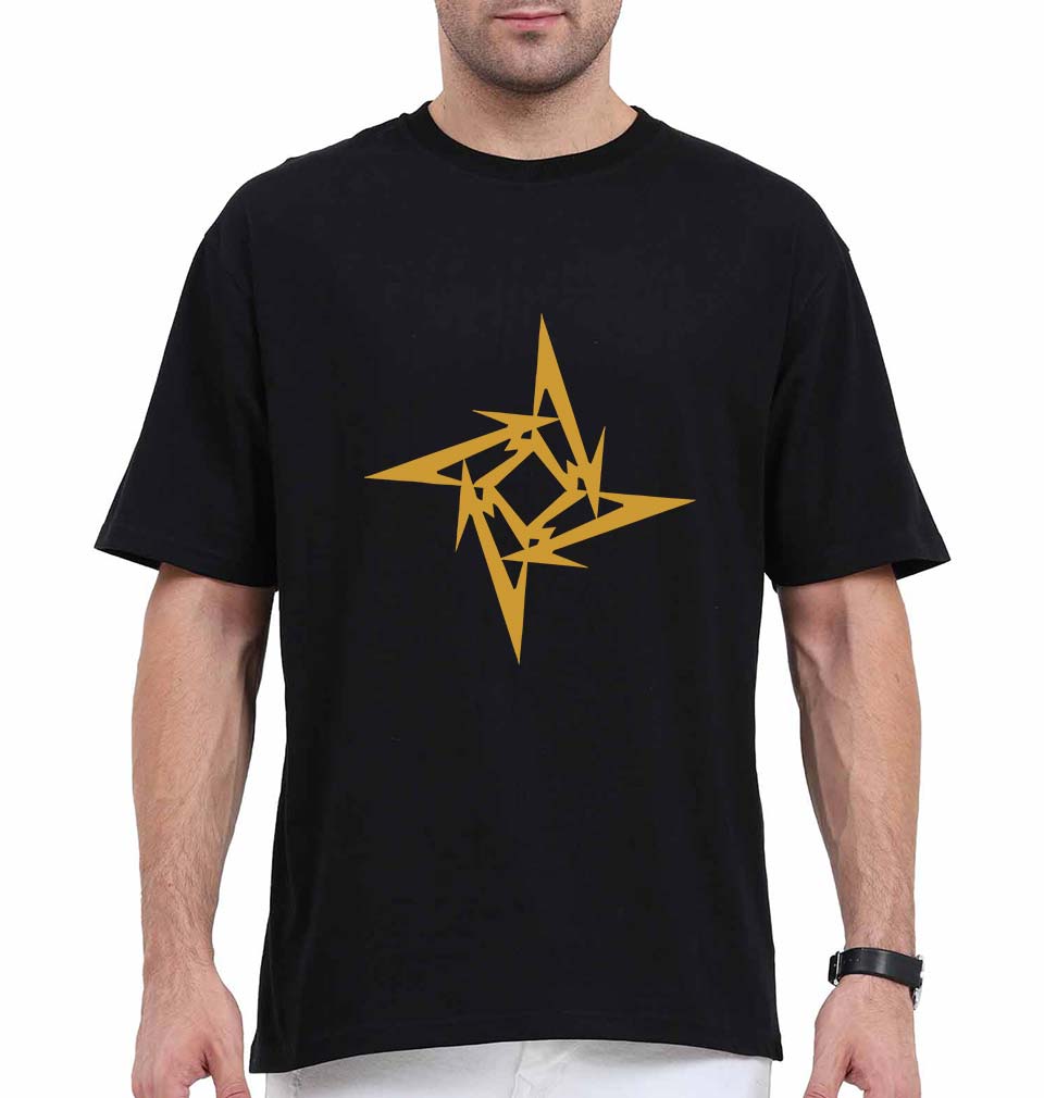 Metallica Oversized T-Shirt for Men-Black-Ektarfa.online