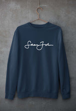 Load image into Gallery viewer, Sean John Unisex Sweatshirt for Men/Women-S(40 Inches)-Navy Blue-Ektarfa.online
