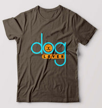 Load image into Gallery viewer, Dog Lover T-Shirt for Men-Olive Green-Ektarfa.online
