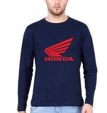 Load image into Gallery viewer, Honda Full Sleeves T-Shirt for Men-Navy Blue-Ektarfa.online
