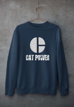 Load image into Gallery viewer, Cat Power Unisex Sweatshirt for Men/Women-Navy Blue-Ektarfa.online
