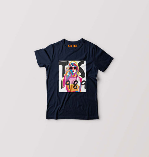 Taylor Swift Kids T-Shirt for Boy/Girl-0-1 Year(20 Inches)-Navy Blue-Ektarfa.online