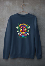 Load image into Gallery viewer, Weed Joint Stoned Unisex Sweatshirt for Men/Women-S(40 Inches)-Navy Blue-Ektarfa.online
