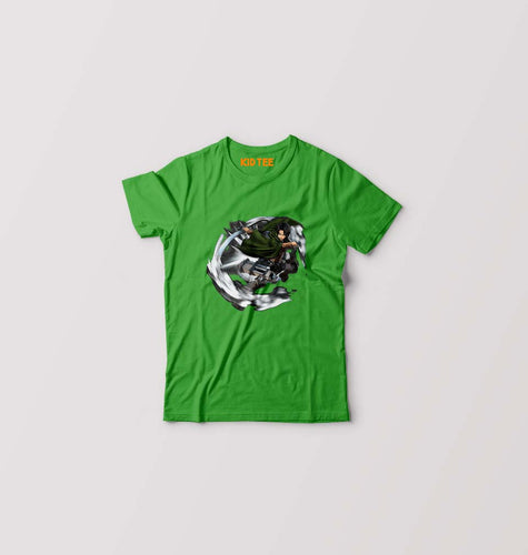 Attack on Titan Kids T-Shirt for Boy/Girl-Flag Green-Ektarfa.online