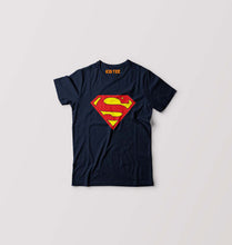 Load image into Gallery viewer, Superman Kids T-Shirt for Boy/Girl-0-1 Year(20 Inches)-Navy Blue-Ektarfa.online
